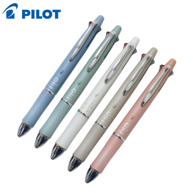 Dr. Grip 4+1 4-Color 0.5mm Ballpen and Mechanical Pencil (Botanical Color Series)